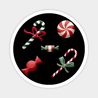 Merry Christmas Candies Magnet